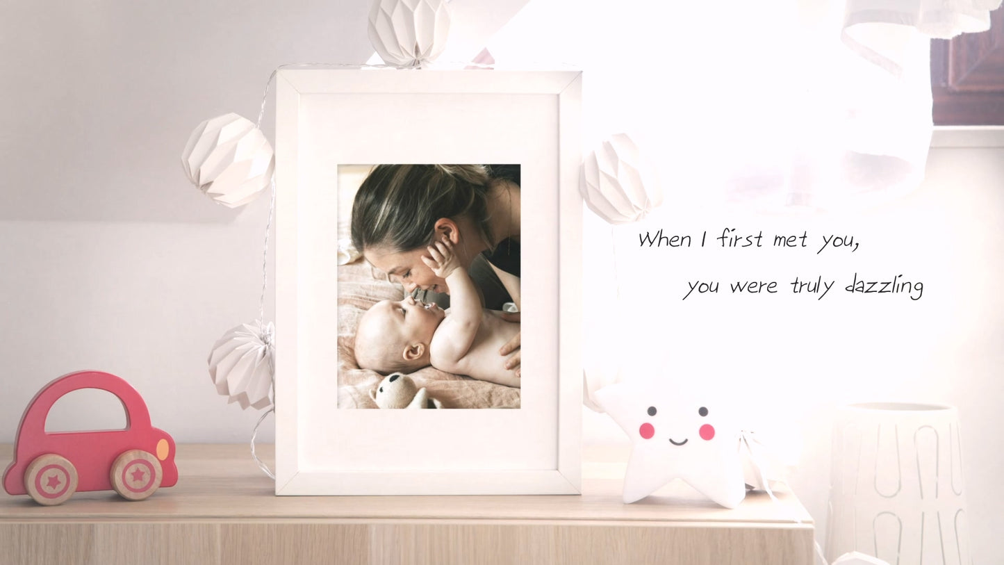 Baby Milestone Video Template – Our Baby Journal