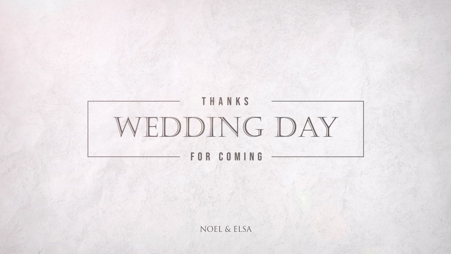 Elegant Wedding Slideshow – Our Day to Shine