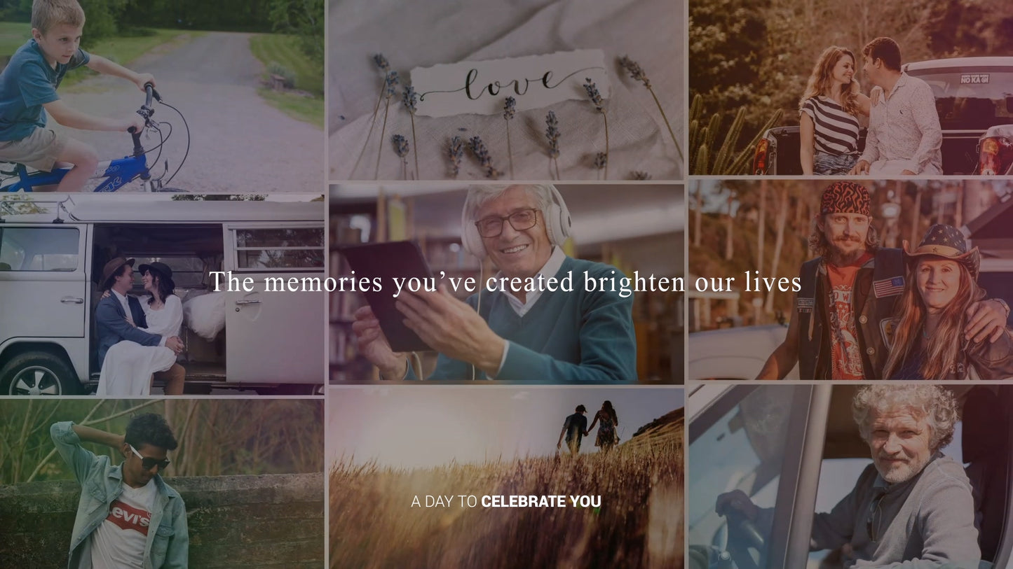 Anniversary Tribute Video Template – The Best Days