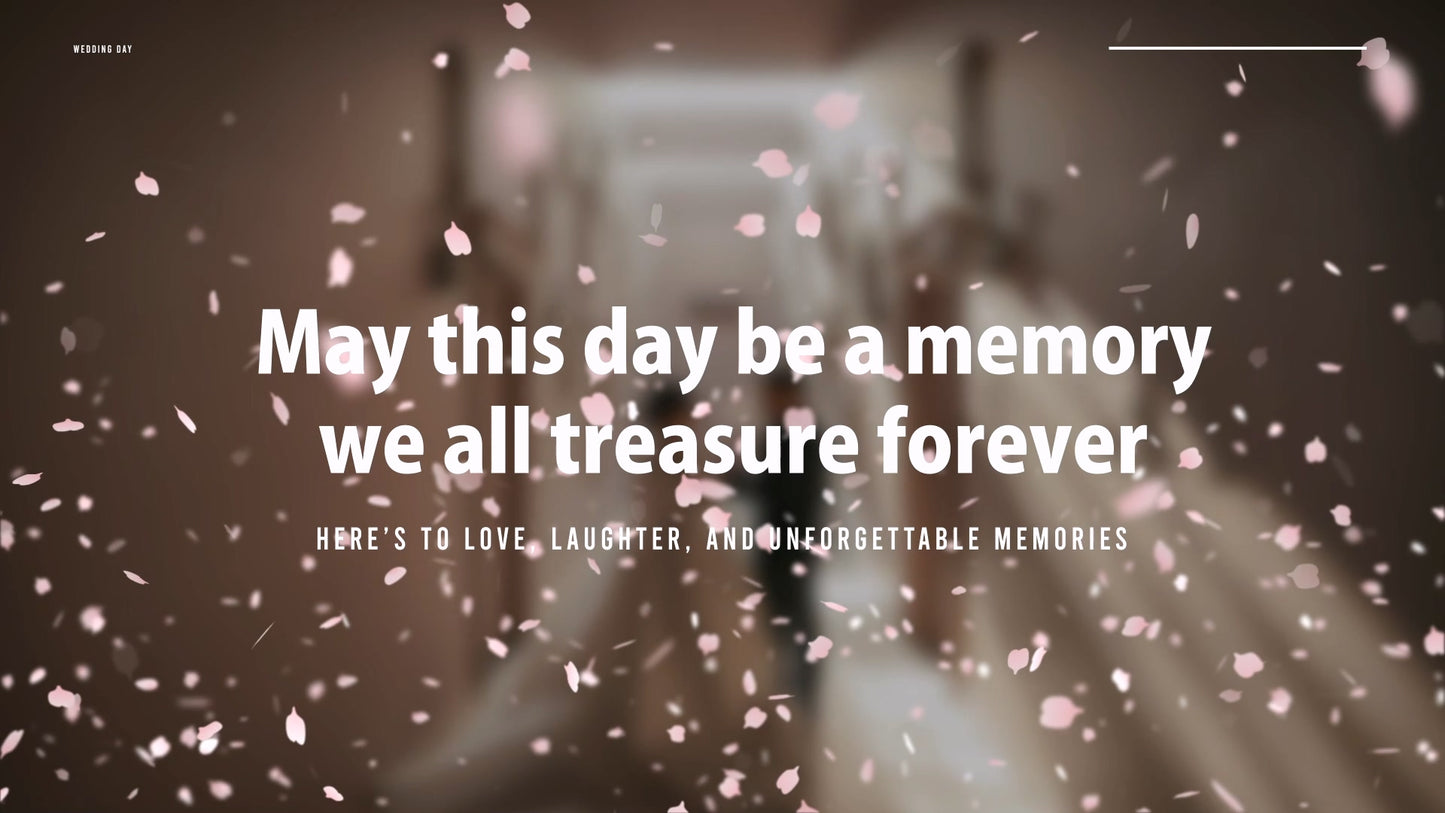 Elegant Wedding Slideshow – Together, At Last