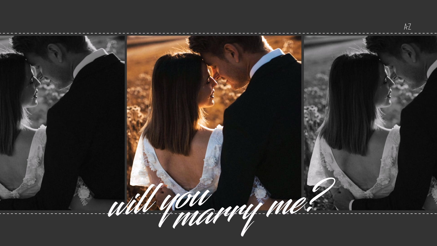 Marry Me – Romantic Wedding Proposal Slideshow