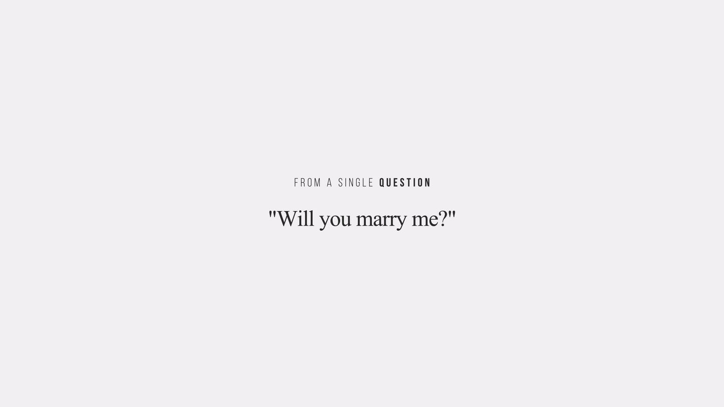 Marry Me – Romantic Wedding Proposal Slideshow